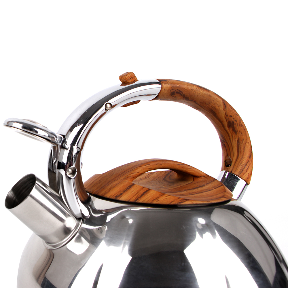 New Design Stainless Steel Whistling Water Tea Kettle 2.5L Kitchen Home Tea Stovetop Whistle Kettle