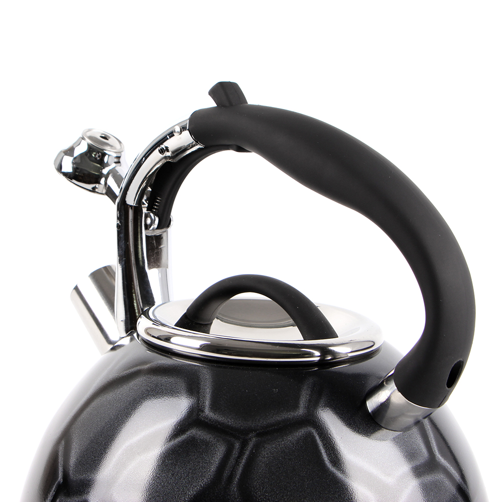Food Grade Tea Pot Stainless Steel Whistling Tea Kettle with Anti Hot Handle Stovetop Suitable