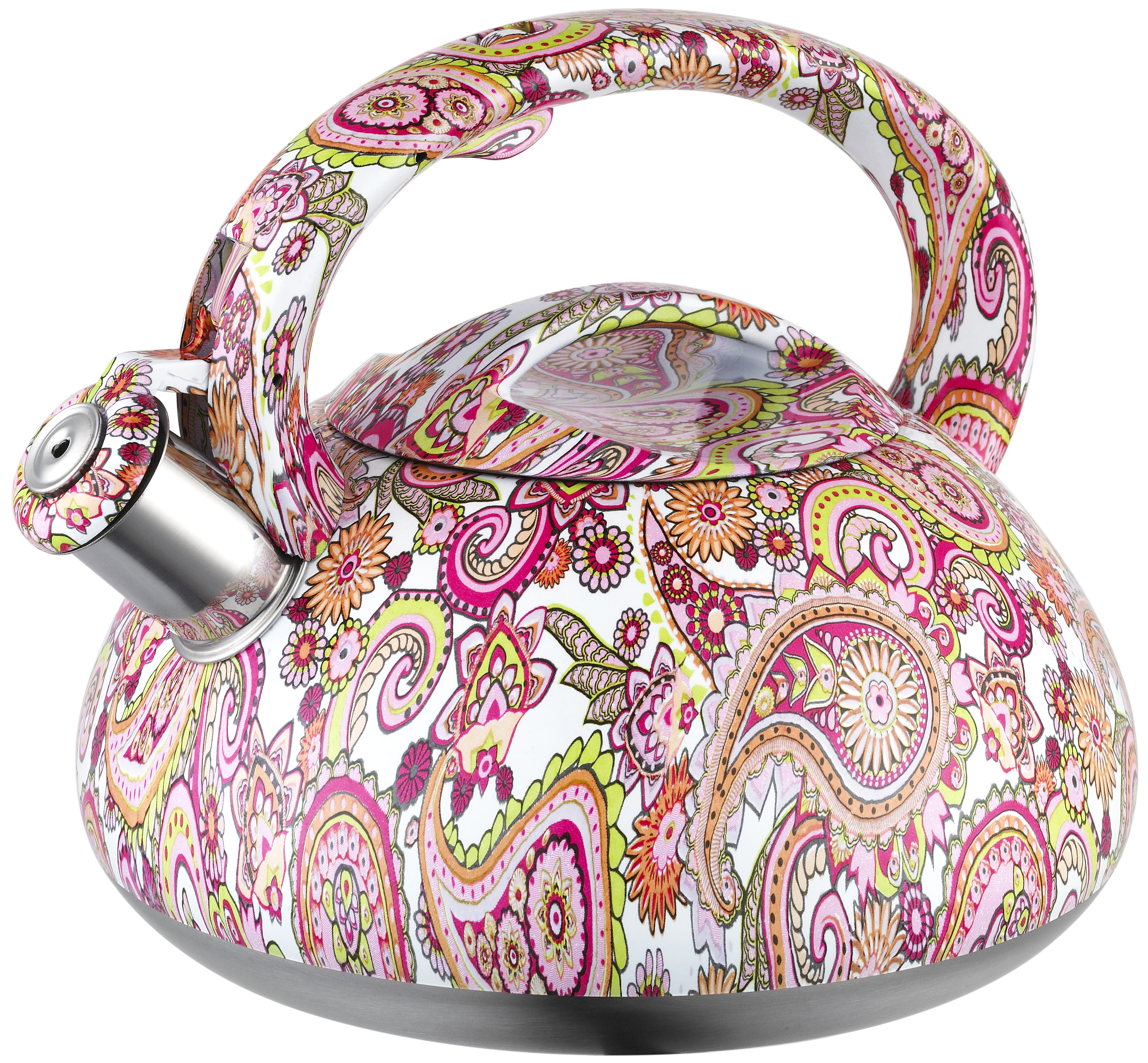 3.0L Teapot Customized Color Stainless Steel Hot Water Teapot Suitable for All Stoves